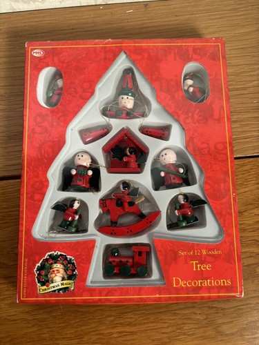 Vintage wooden christmas - vintage,