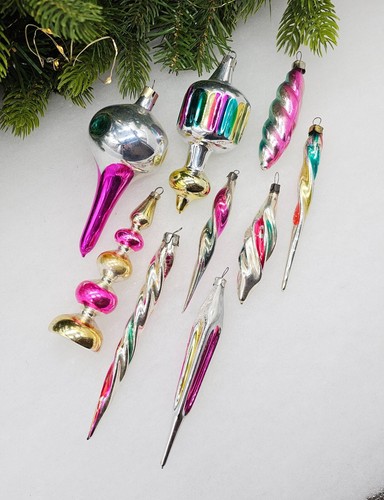 Vivid bright icicles vintage - bright,