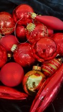 Christmas Baubles Set Vintage