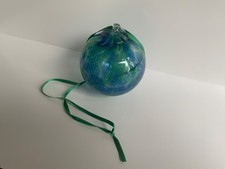 Vintage Hand Blown Crackled