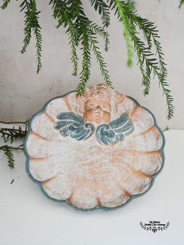 Christmas plate vintage - christmas,