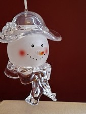 Vintage Frosted Snowman Bubble