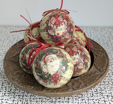 Vintage Paper Mache Decoupage