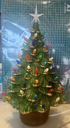 Small ceramic christmas - , tree