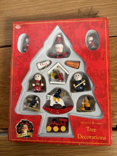 Vintage wooden christmas - wooden,